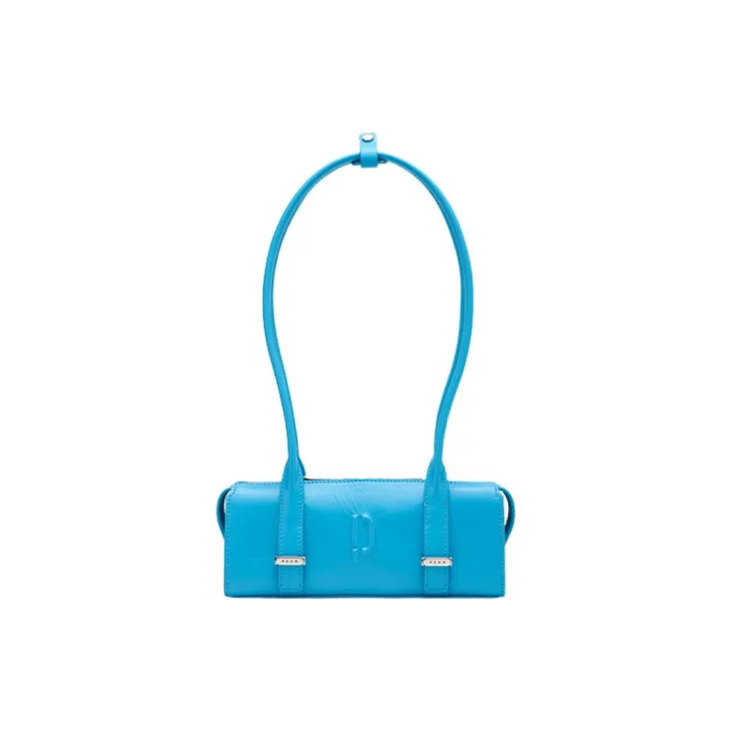 PECO Soft Leather, Cow Leather Handbag, Shoulder Bag Women's Black/Yellow/Blue-8