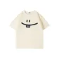 [Heavyweight Waffle Knit]Light Beige (B Simple Smile Drawing)