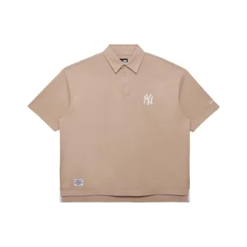 New Era x MLB Polo Shirt Unisex Khaki