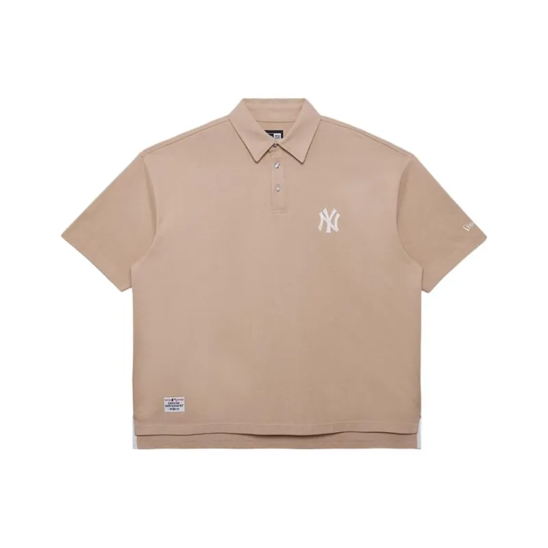 New Era x MLB Polo Shirt Unisex Khaki-0