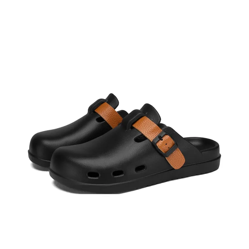 OUGLEMEN Closed Toe Slippers Men's-2