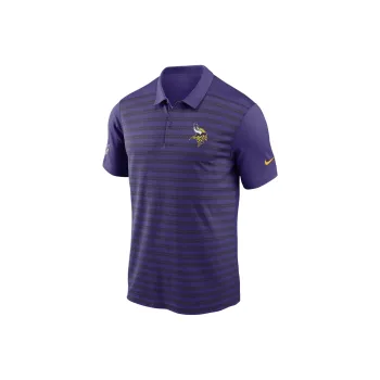 Nike Minnesota Vikings Sideline Victory Stripe Men's Nike Dri FIT Nfl Polo
