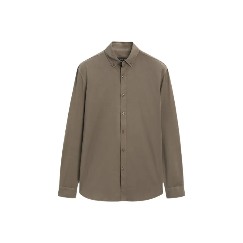 Massimo Dutti Shirt Men's Green-0