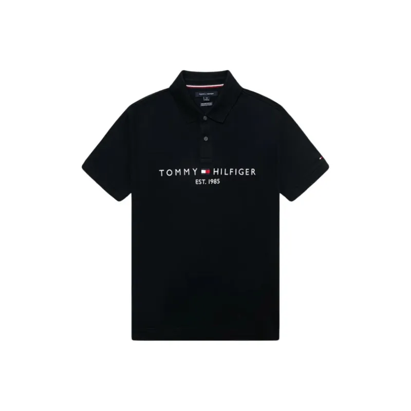 Tommy Hilfiger Polo Shirt Men's Black-0