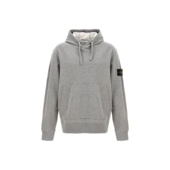 STONE ISLAND Logo Patch Drawstring Hoodie