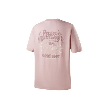 NBA Los Angeles Lakers T Shirt Unisex Pink