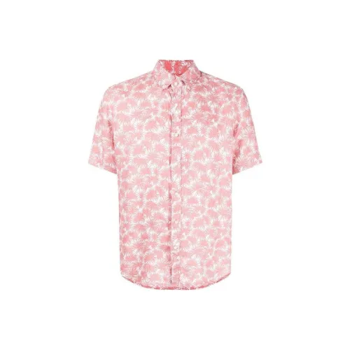 MICHAEL KORS Palm-print Short-sleeved Shirt