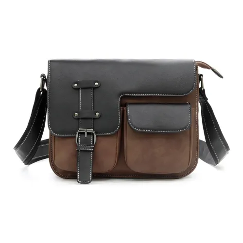 VIHUS PU Shoulder Bag Regular Men's Multicolor