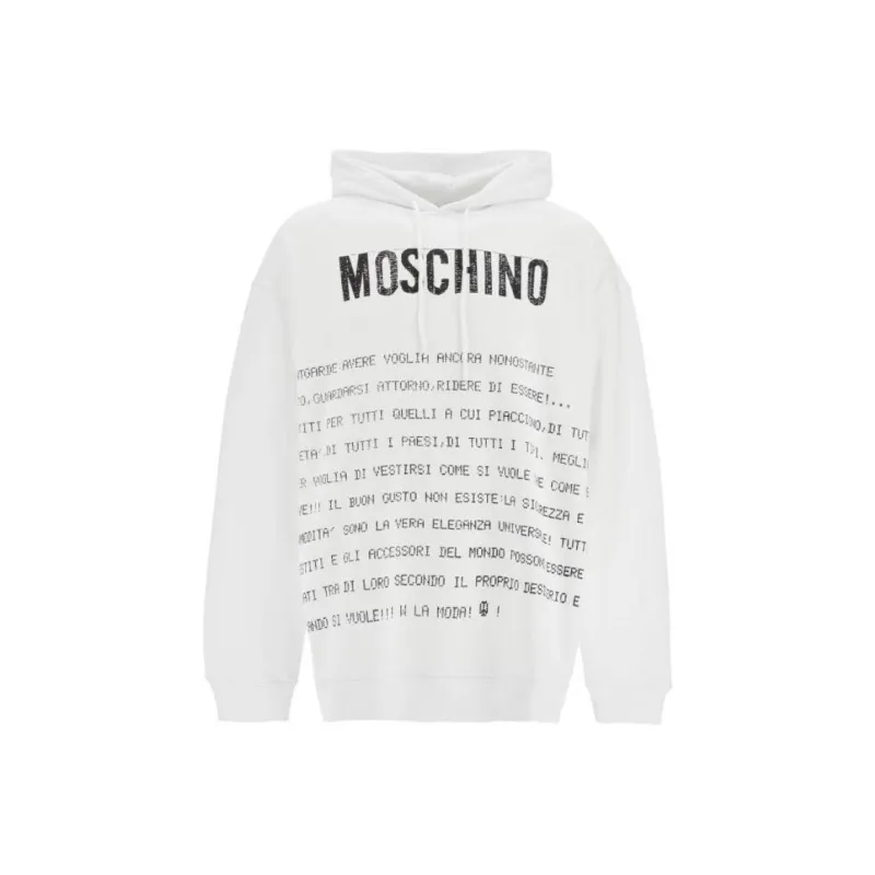 MOSCHINO Text print Hoodie-0