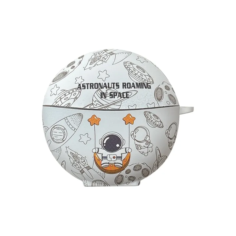 NUOQIXIN Compatibility With Sina S6S TPU Trendy Brand Bearbrick With Astronaut Headphone Cases-1