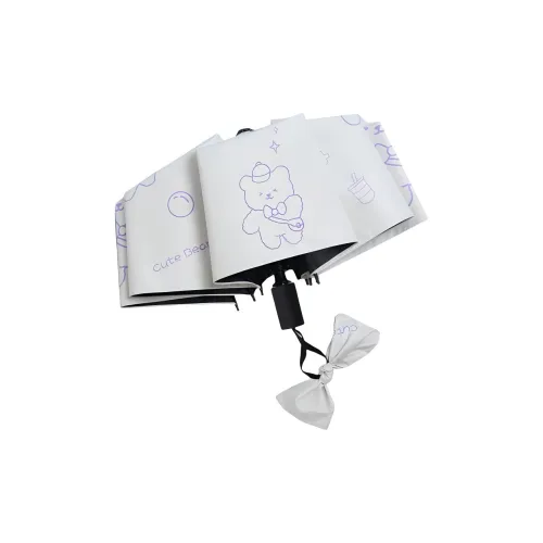 SMITH CHU Manual Vinyl Sun Protection UV Protection Umbrella, Dual Purpose Foldable, Students' Sun Umbrella