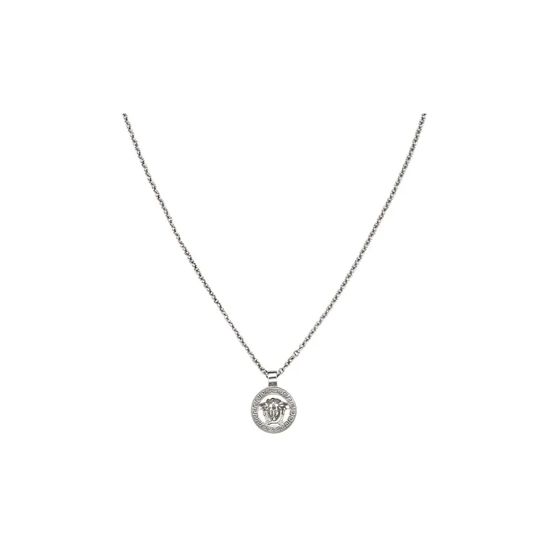 VERSACE Medusa Pendant Polished Effect Necklace-0