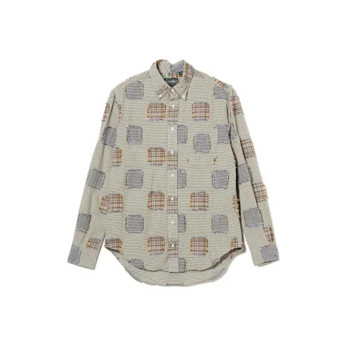 Beams Gitman Bros Vintage / Multi Woven Swatch Shirt Men's Gray