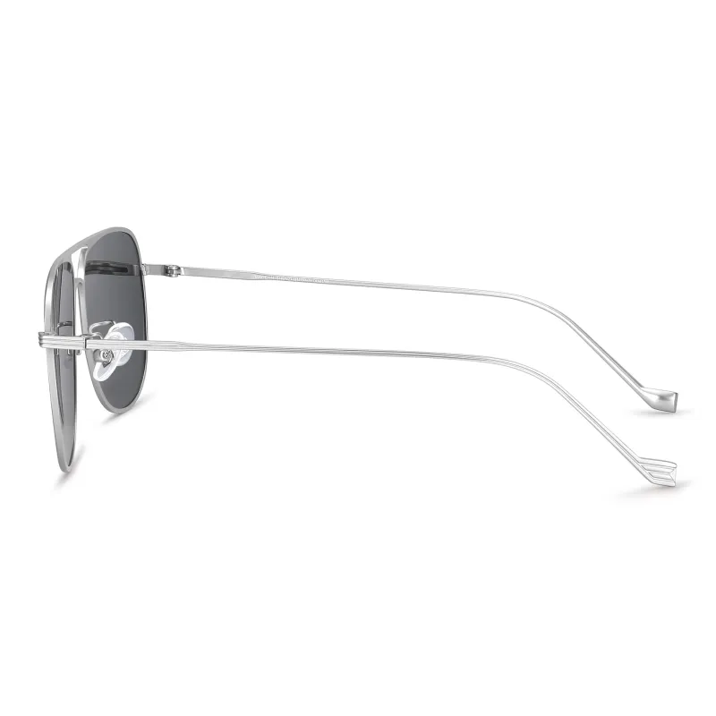 SUYAN Pure Titanium Aviator Sunglasses Men's-14
