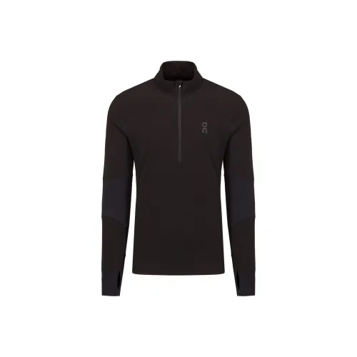 On Trail Breaker Elstic DWR PFC Sweatshirt Men's Black