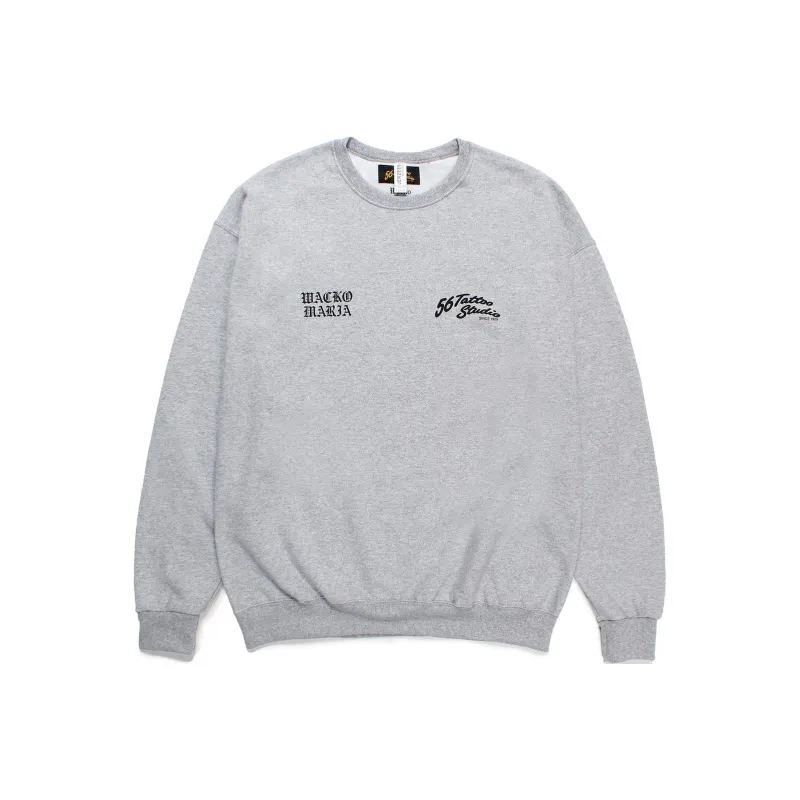 WACKO MARIA x 56 TATTOO STUDIO FW24 Sweatshirt Men's Gray-0