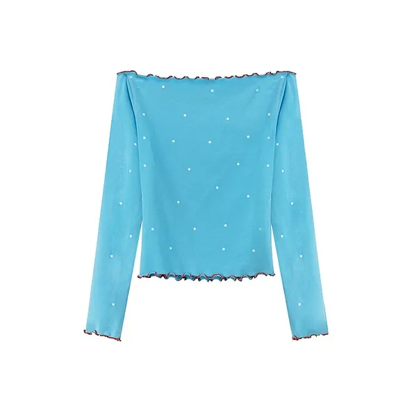 CHUU T Shirts Women's Sky Blue-1