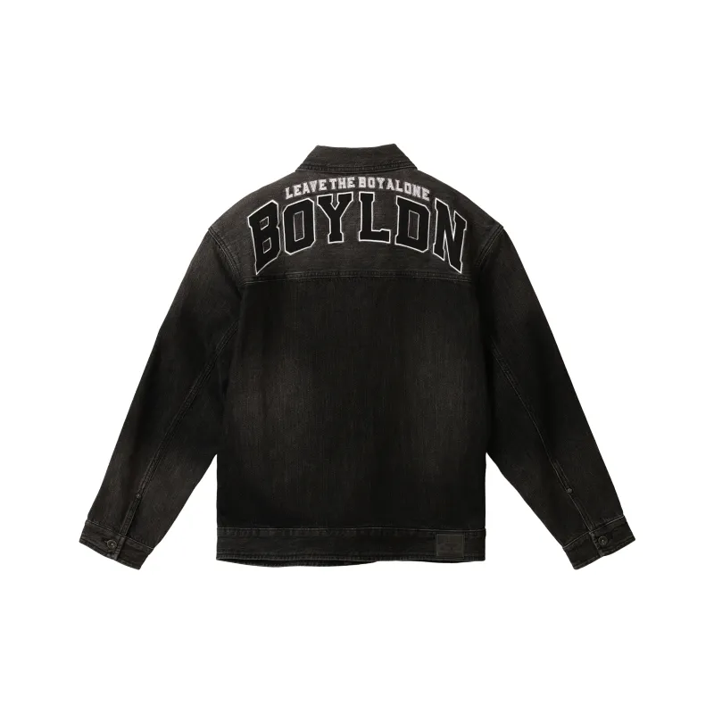 Boy London Denim Jacket Unisex Black-1