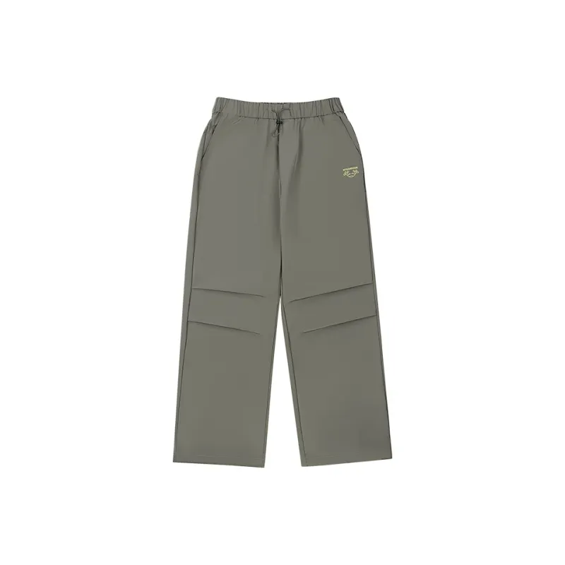 MYSAMESAME Spring Fall Casual Pants Unisex Olive Green In Stock-3