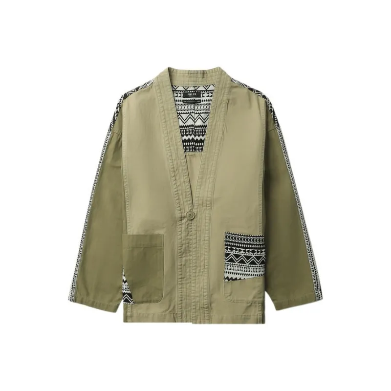 FIVE CM Panelled Cotton Jacket-0
