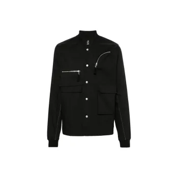 Thom Krom Band collar Multi pocket Shirt