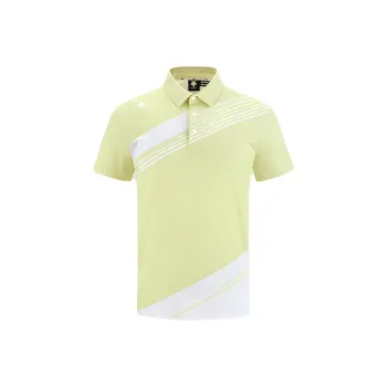 DESCENTE Field Collection Polo Shirt Men's Yellow