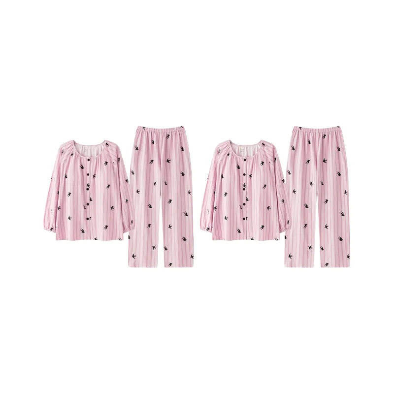 Herbal Primer Pajama Set Women's Combo Set-13
