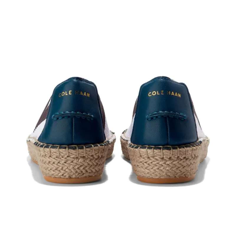 COLE HAAN Casual Single Shoes Women's White Blue Brown-4