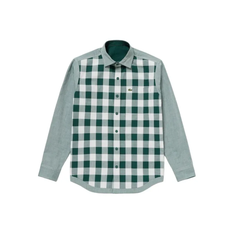 LACOSTE Shirts Men Green-0