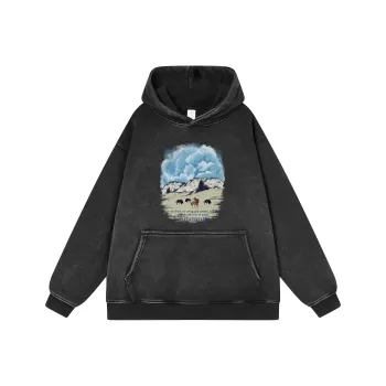 FAKE VINTAGE Sweatshirt Unisex Black