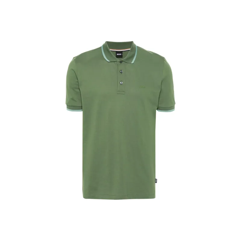 HUGO BOSS SS24 Polo Shirt Men's Apple Green-0