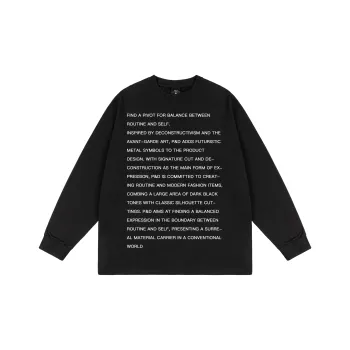 PILOTDRAGON P&D 24FW Long Sleeved Sweatshirt Unisex