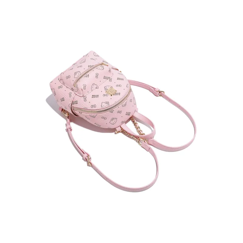 MESUCA Sanrio Hello Kitty Collaboration Kitty Series PU Backpack Women's Multicolor-4