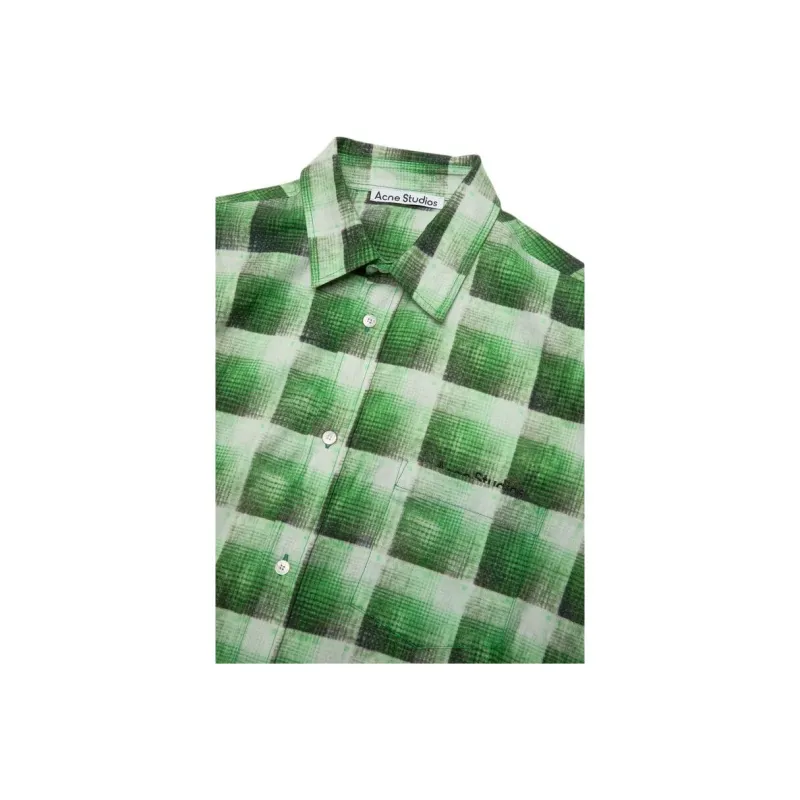 Acne Studios Check Button Up Shirt-3