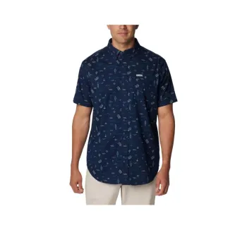 Columbia Rapid Rivers Shirt Men's Marine Blue