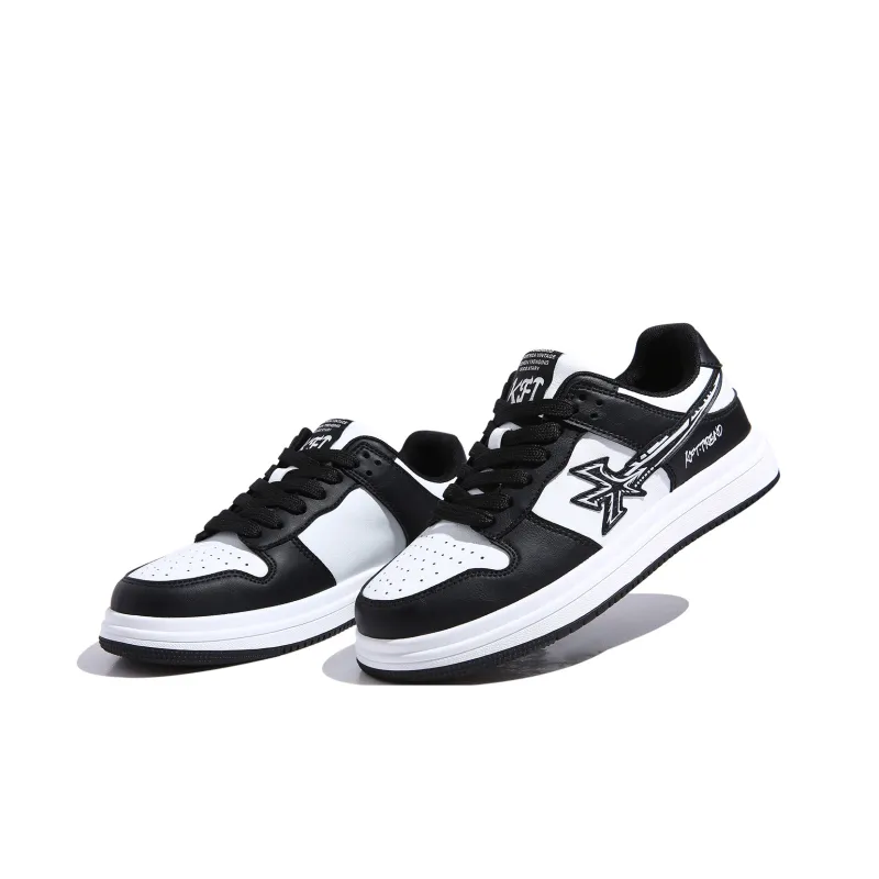 KFT Height Increasing Abrasion Resistant Breathable Slip Resistant Low Top Skateboard Shoes Unisex-8