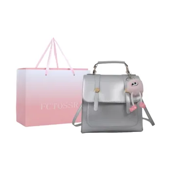 FCTOSSR Pu Backpack Women's Black/Pink/Silver/Coffee