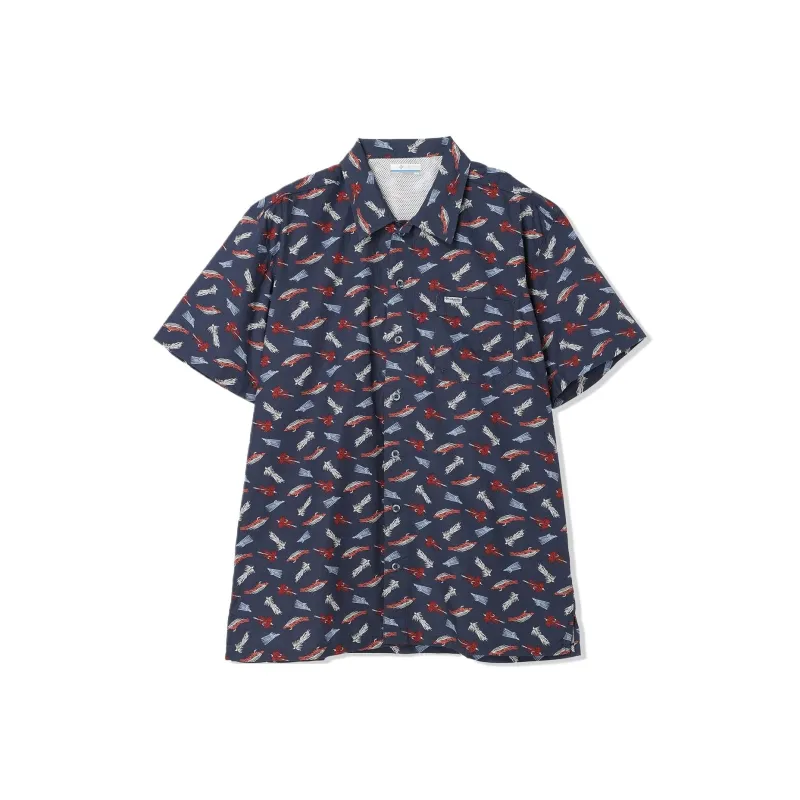 Columbia Trollers Best™ SS Shirt Men's Nocturnal Fly 902-0