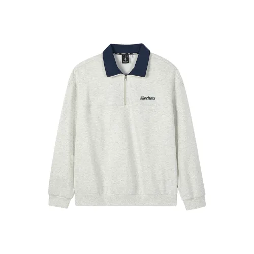 Skechers Sports Life Collection Sweatshirt Unisex Light Heather Gray