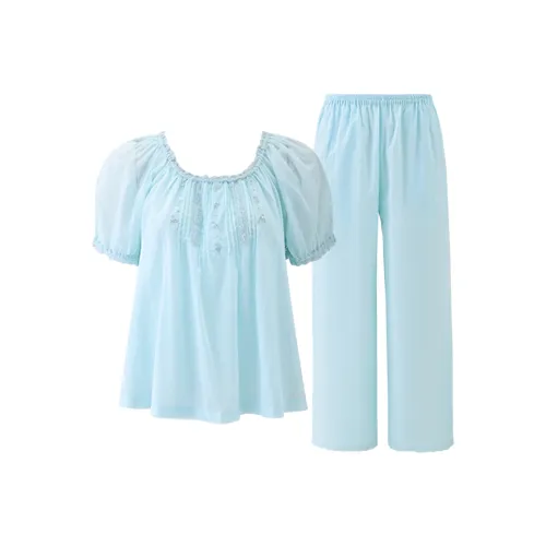 MY BODY Pajama Set Women's Soft Blue