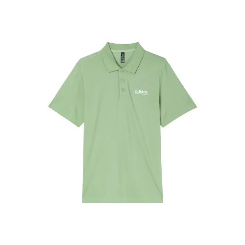 Adidas Polo Shirt Men's Magical Yellow Green