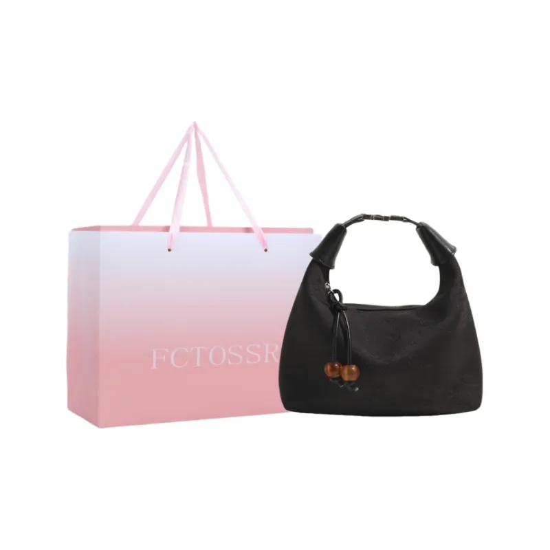 FCTOSSR Fabric Crescent Bag, Crossbody Handbag Women's White/Pink/Blue/Black-18