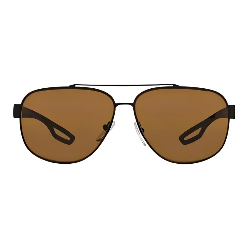 PRADA Plastic Aviator Sunglasses Women's Black-1