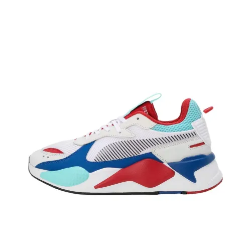 PUMA RS X Low Top Training Shoes Men's White Blue