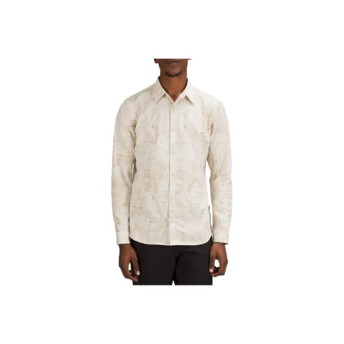 Lululemon New Venture No Stink Zinc™ Fabric Shirt Men's Shutter Patchwork Antique White