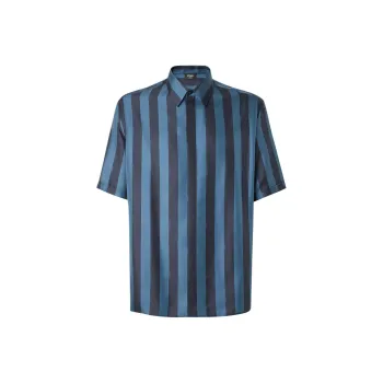 FENDI Shirts Men Blue