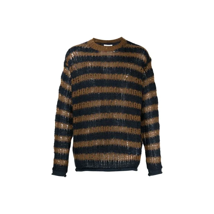 KENZO Sweaters Men Black Yellow Stripes-0