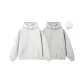2 Pack Fleece-Lined (White Gray+Heather Gray) Buttoned