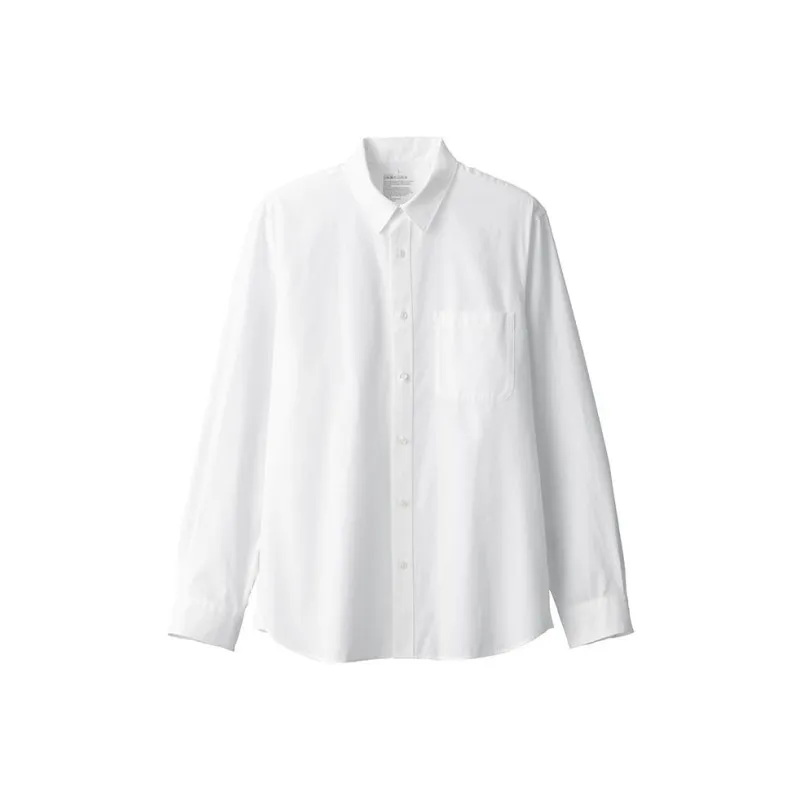 MUJI Shirts Men White-0