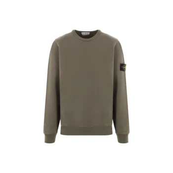 STONE ISLAND Compass Patch Crewneck Sweatshirt